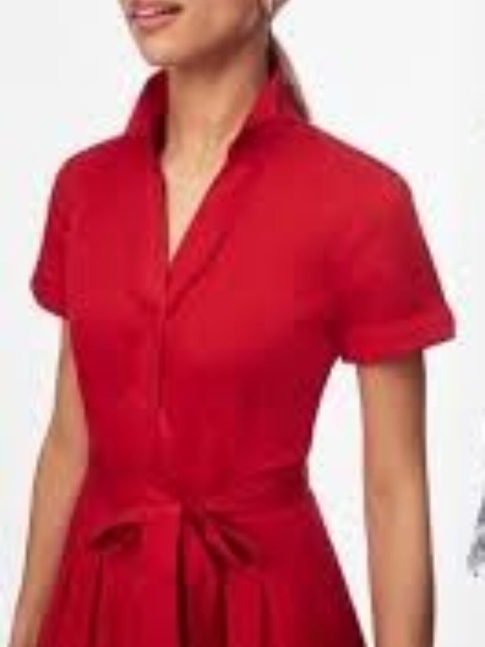 NWT Brooks Brothers Signature A-Line Cotton Sateen Shirt Dress